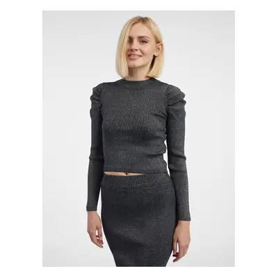 Orsay Women's Sweater Top Dark Grey - Women