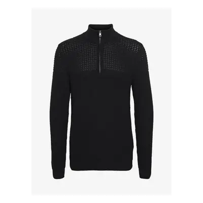 Black Men's Sweater Blend - Men