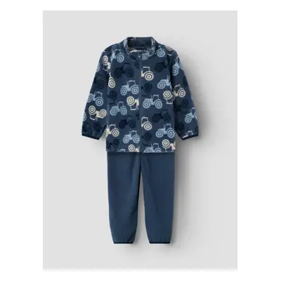 Set of dark blue fleece sweatshirt and pants name it Spektra - Boys