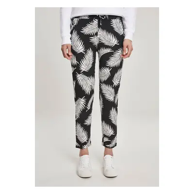 AOP women's trousers with elastic waistband at the front