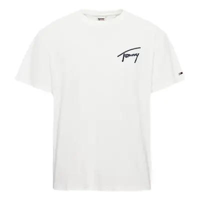 Tommy Jeans T-Shirt - TJM TOMMY SIGNATURE TEE white