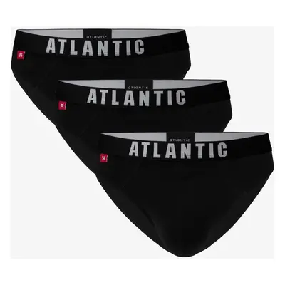 Férfi sportnadrág ATLANTIC 3Pack - fekete