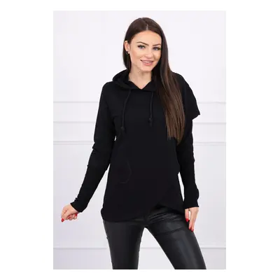 Kesi Sweatshirt with envelope bottom black