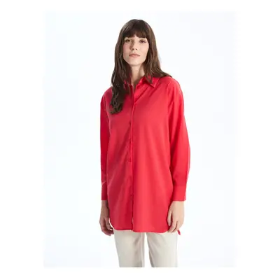 LC Waikiki Plain Long Sleeve Oversize Women's Shirt Tunic