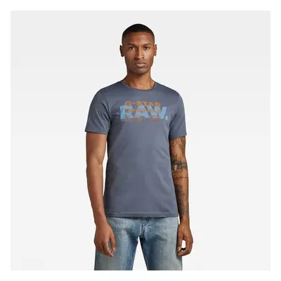 G-STAR T-shirt - RAW originals slim r t blue