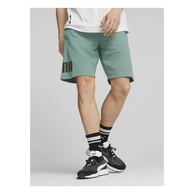 Light green men's sweat shorts Puma Power - Men's