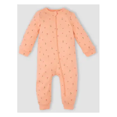 DEFACTO Baby Girl Newborn Floral Jumpsuit