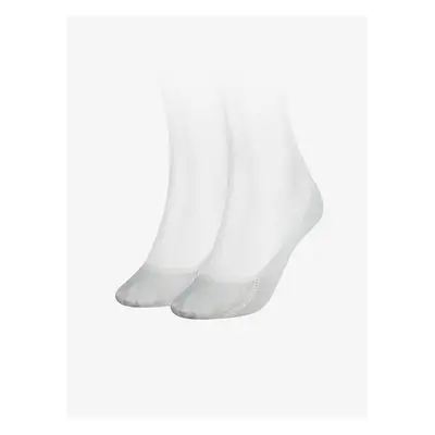 Tommy Hilfiger Socks - TH WOMEN REGULAR STEP 2P white