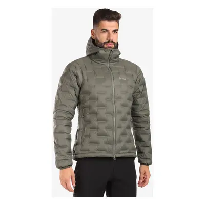 Men's down jacket Kilpi ALBERT-M Dark green