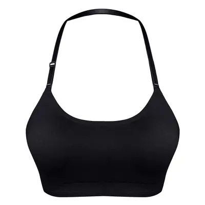 Trendyol Black Seamless Without underwire Different Usage Cupless Bralette Knitted Bra