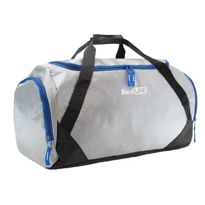 Semiline Unisex's Fitness Bag A3044-1 Grey/Navy Blue