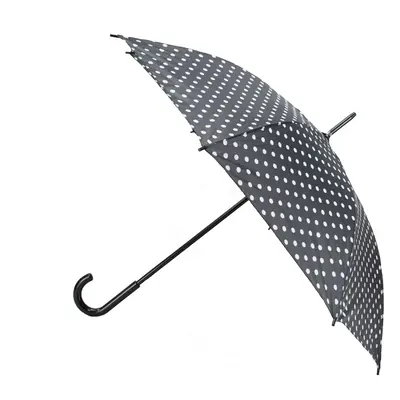 Semiline Woman's Long Semi-Automatic Umbrella With A Wrap-Around Handle L2037-3