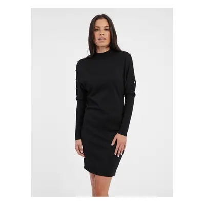 Orsay Black Ladies Knitted Dress - Women