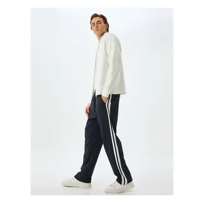 Koton Sweatpants with Waist Tie and Pocket Detail and Piping Cotton