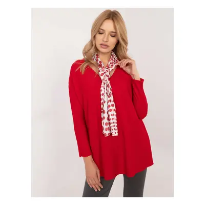 Blouse-DHJ-BZ-19226.91-red