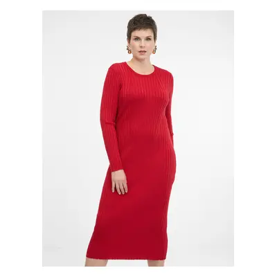 Red women's midi dress ORSAY - Women's