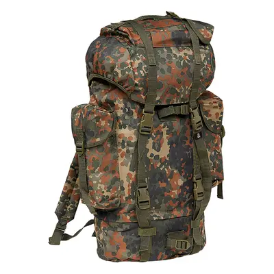 Nylon military backpack flecktarn