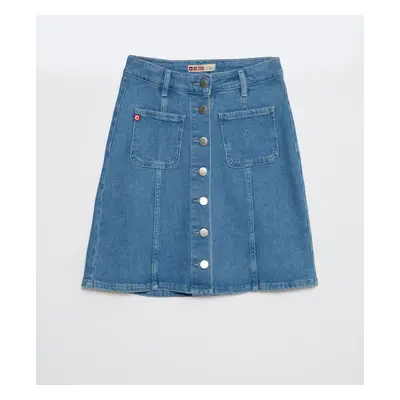 Big Star Woman's Skirt Light Denim