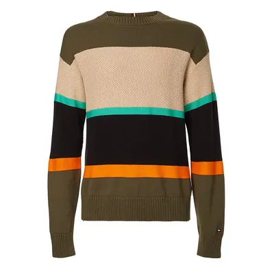 Tommy Hilfiger Sweater - COLOURBLOCK STRUCTURE SWEATER multicolour