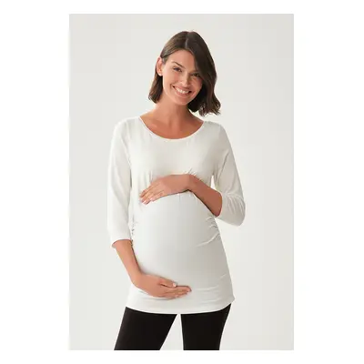 Dagi Ecru Maternity T-shirt