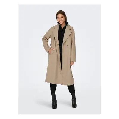 Beige women's coat JDY Viola - Women's