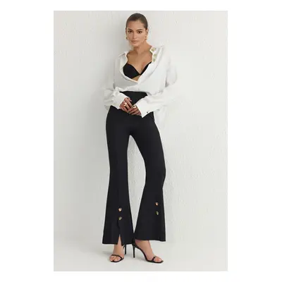 Trendyol Black Accessory Detail Woven Trousers