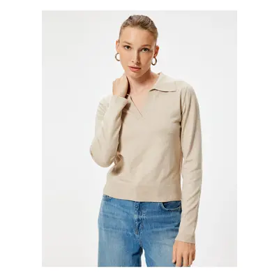 Koton Polo Neck Knitwear Sweater Long Sleeve