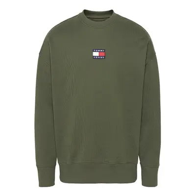 Tommy Jeans Sweatshirt - TJM TOMMY BADGE CREW dark green