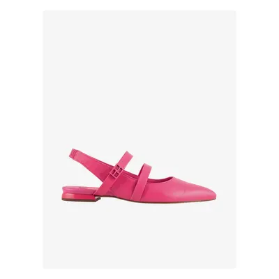 Dark pink women's leather ballerinas Högl Ginger - Ladies