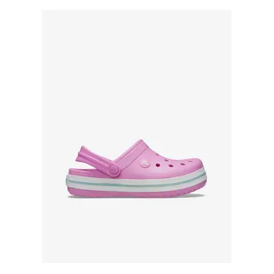 Pink Girls' Slippers Crocs - Girls