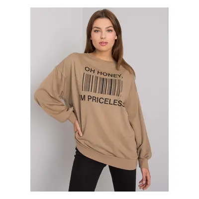 Sweatshirt-EM-BL-536/1U.84P-dark beige