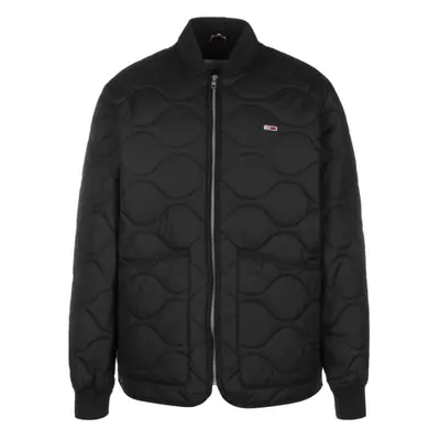 Tommy Jeans Jacket - TJM COLLEGIATE QUILTED BOMBER black