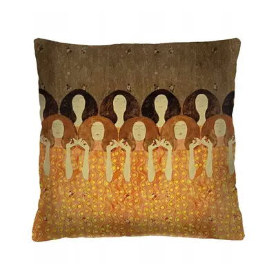 Bertoni Home Unisex's Square Pillow Klimt Cantata