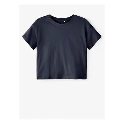 Dark blue basic t-shirt name it Vita - Girls