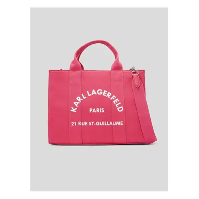 Pink women's handbag KARL LAGERFELD Rue St-Guillaume - Women's