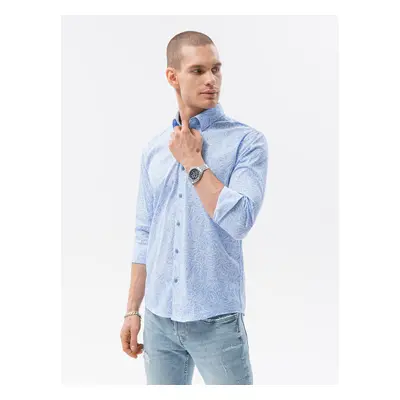 Ombre Men's shirt with long sleeves