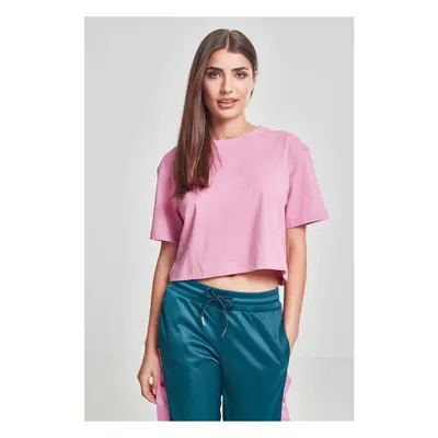 Women's short oversized coolpink t-shirt