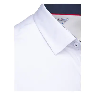 Men's long-sleeved shirt white Dstreet