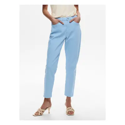 Blue cropped mom jeans ONLY Veneda - Women