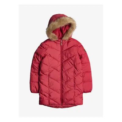 Red Girls' Winter Jacket Roxy - Unisex