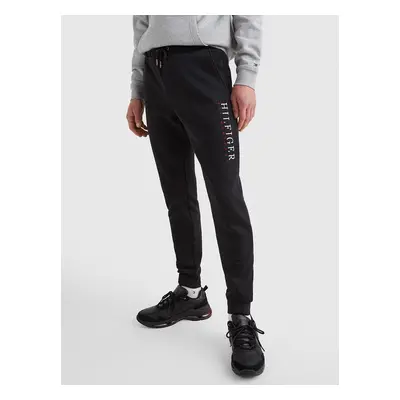 Black men's sweatpants with Tommy Hilfiger inscription - Men