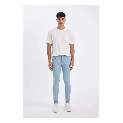 DEFACTO Super Skinny Fit Slim Fit Normal Waist Extra Narrow Leg Jean Trousers