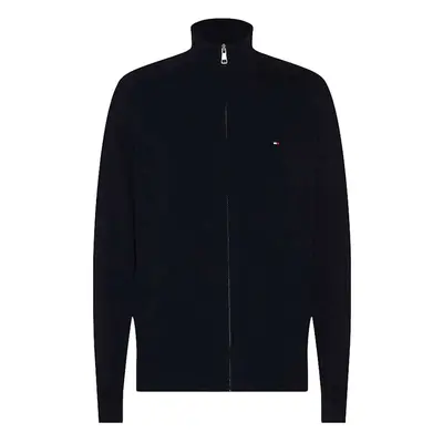 Sweatshirt - Tommy Hilfiger PIMA COTTON CASHMERE ZIP THROUGH blue