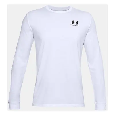 Under Armour T-Shirt UA SPORTSTYLE LEFT CHEST LS-WHT - Men