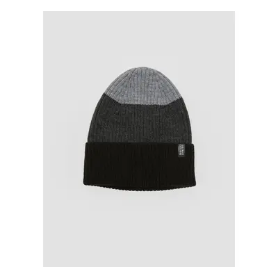 LC Waikiki Men's Color Block Label Printed Knitwear Beanie