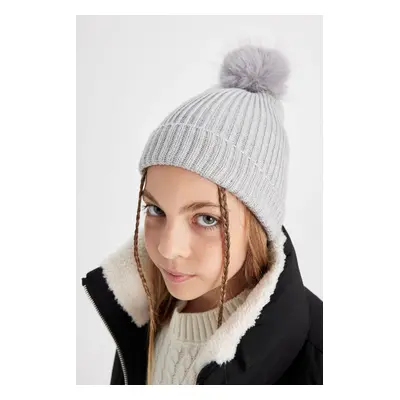 DEFACTO Girl's Pompom Beanie