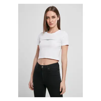 Women's Tribal Tribal Cropped Tee White