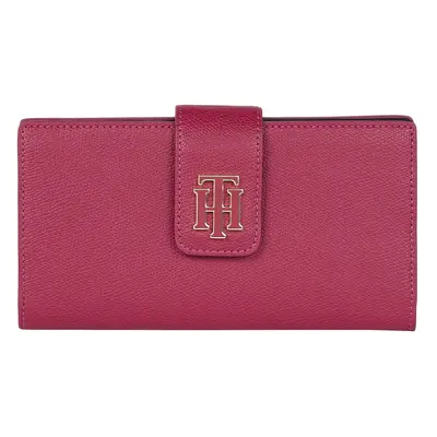 Tommy Hilfiger Wallet - TH OUTLINE LRG FLAP pink