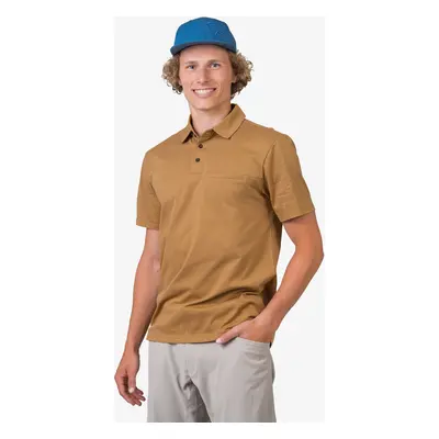 Brown men's polo shirt Hannah Kajan