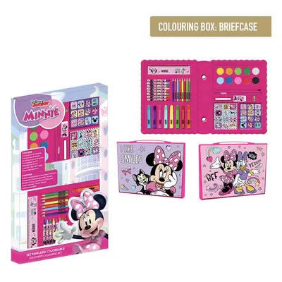 COLOURING STATIONERY SET BOX MINNIE